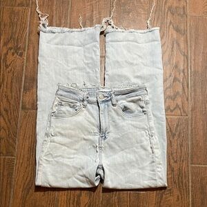 High Rise Light Blue Jeans
